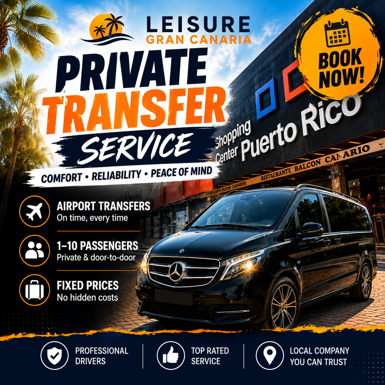 Leisure Gran Canaria private airport transfer